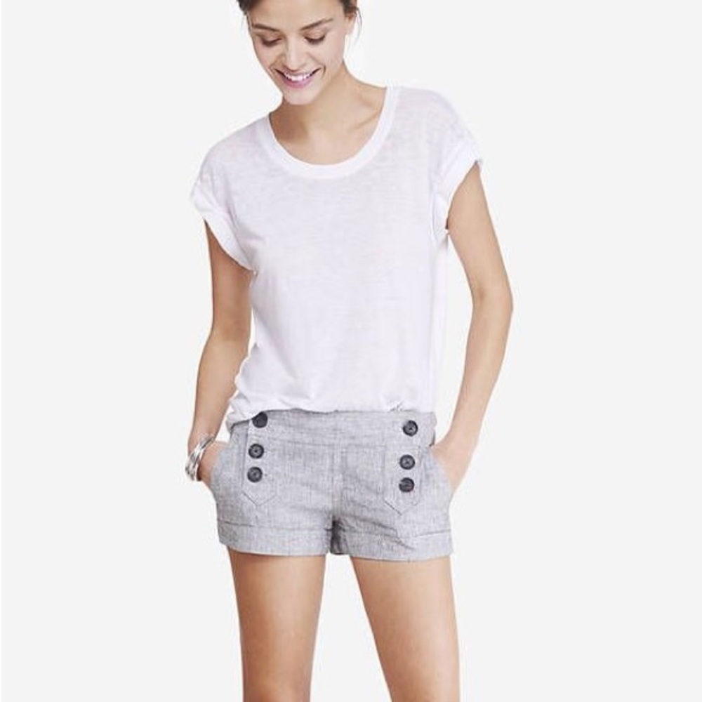 Express Sailor Linen Shorts